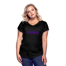 Load image into Gallery viewer, LADYBEAST t-shirt - Women&#39;s Tri-Blend V Neck Tee - black