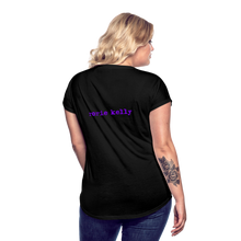 Load image into Gallery viewer, LADYBEAST t-shirt - Women&#39;s Tri-Blend V Neck Tee - black