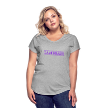 Load image into Gallery viewer, LADYBEAST t-shirt - Women&#39;s Tri-Blend V Neck Tee - heather gray