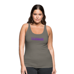 LADYBEAST Tank Top - Premium Women's Tank Top - asphalt gray