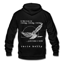 Load image into Gallery viewer, Rising, Rising, Rising Hoodie - black