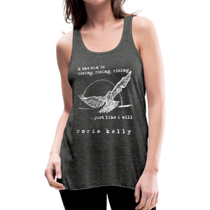 Rising, Rising, Rising Women's Lyric Tank (Click to see all colors!) - deep heather