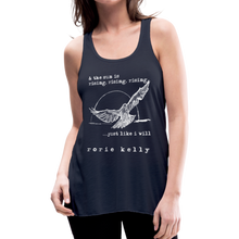 Load image into Gallery viewer, Rising, Rising, Rising Women&#39;s Lyric Tank (Click to see all colors!) - navy