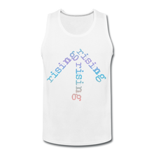 Load image into Gallery viewer, Rainbow Rising Arrow Men&#39;s Tank (Click to see all colors!) - white