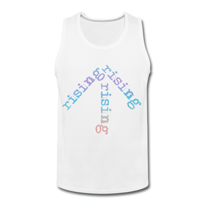 Rainbow Rising Arrow Men's Tank (Click to see all colors!) - white