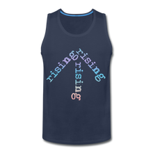 Load image into Gallery viewer, Rainbow Rising Arrow Men&#39;s Tank (Click to see all colors!) - navy