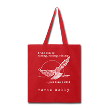 Load image into Gallery viewer, Rising Bird Tote Bag - red