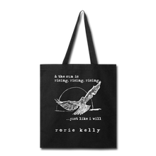 Load image into Gallery viewer, Rising Bird Tote Bag - black