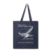 Load image into Gallery viewer, Rising Bird Tote Bag - navy