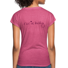 Load image into Gallery viewer, Miss Me With Your Misogyny V-Neck Women&#39;s Tee - Burgundy Lettering - heather raspberry