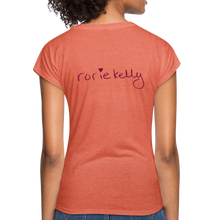 Load image into Gallery viewer, Miss Me With Your Misogyny V-Neck Women&#39;s Tee - Burgundy Lettering - heather bronze
