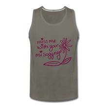Load image into Gallery viewer, Miss Me With Your Misogyny Men&#39;s Tank (click to see all colors!) - asphalt gray