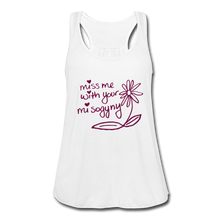 Load image into Gallery viewer, Miss Me With Your Misogyny Flowy Women&#39;s Tank Top (click to see all colors) - white