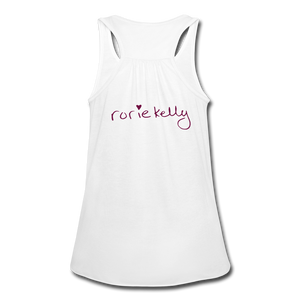 Miss Me With Your Misogyny Flowy Women's Tank Top (click to see all colors) - white