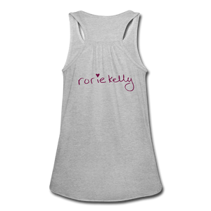 Miss Me With Your Misogyny Flowy Women's Tank Top (click to see all colors) - heather gray