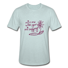 Load image into Gallery viewer, Miss Me With Your Misogyny Pastel T-Shirt - heather prism ice blue