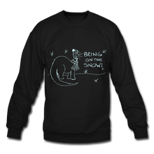 Load image into Gallery viewer, Unisex Bring On the Snow Sweatshirt - black
