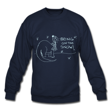 Load image into Gallery viewer, Unisex Bring On the Snow Sweatshirt - navy