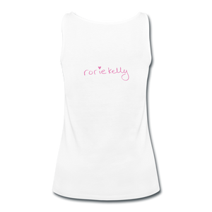 Miss Me With Your Misogyny Women's Fitted Tank (click to see all colors!) - white