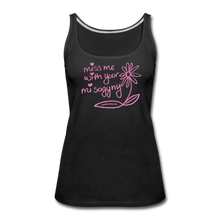 Load image into Gallery viewer, Miss Me With Your Misogyny Women&#39;s Fitted Tank (click to see all colors!) - black