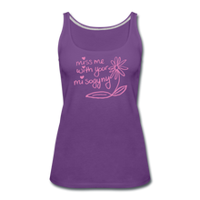 Load image into Gallery viewer, Miss Me With Your Misogyny Women&#39;s Fitted Tank (click to see all colors!) - purple