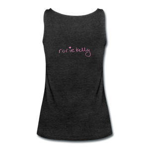 Miss Me With Your Misogyny Women's Fitted Tank (click to see all colors!) - charcoal gray