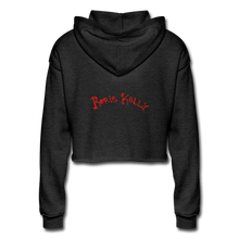 Load image into Gallery viewer, Magick Comin&#39; Cropped Hoodie - deep heather