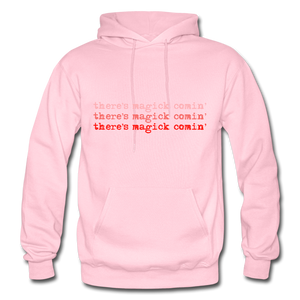 Magick Comin' Pullover Hoodie - light pink