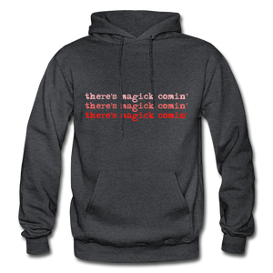 Magick Comin' Pullover Hoodie - charcoal gray