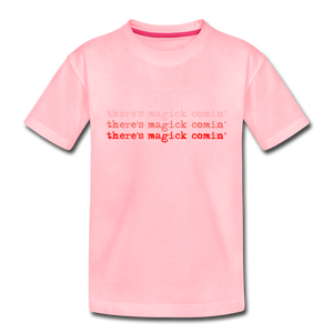 Magick Comin' Kids' T-Shirt - pink