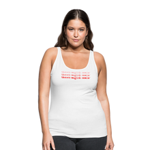 Load image into Gallery viewer, Magick Comin&#39; Women’s Premium Tank Top - white