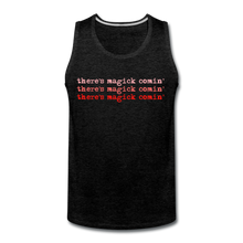 Load image into Gallery viewer, Magick Comin&#39; Men&#39;s Tank (click to see all colors!) - charcoal gray