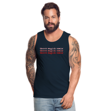 Load image into Gallery viewer, Magick Comin&#39; Men&#39;s Tank (click to see all colors!) - deep navy
