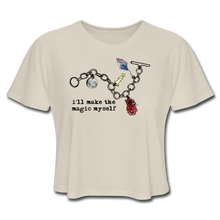 Load image into Gallery viewer, Full Moon Charm Bracelet Cropped Tee (click to see all colors!) - dust