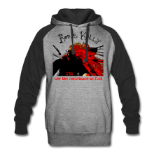 Load image into Gallery viewer, Resistance As Fuel Hoodie - heather gray/black