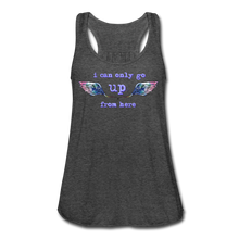 Load image into Gallery viewer, Up From Here Women&#39;s Flowy Tank Top (click to see all colors!) - deep heather