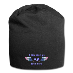 Up From Here Jersey Beanie - black