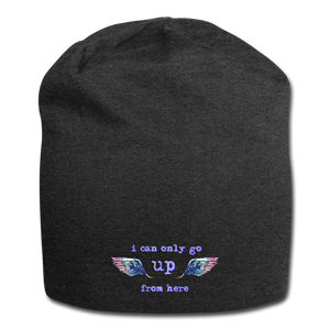 Up From Here Jersey Beanie - charcoal gray