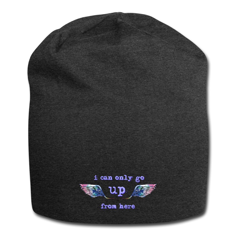 Up From Here Jersey Beanie - charcoal gray