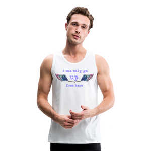 Up From Here Men’s Tank Top - white