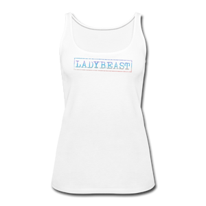 Pastel Rainbow Women’s Premium Tank Top - white