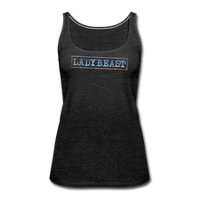 Load image into Gallery viewer, Pastel Rainbow Women’s Premium Tank Top - charcoal grey