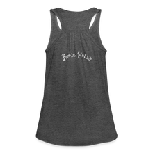 Load image into Gallery viewer, Resistance as Fuel Text Flowy Tank Top - deep heather