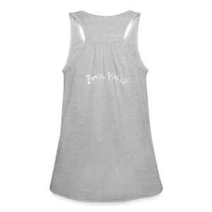 Resistance as Fuel Text Flowy Tank Top - heather gray